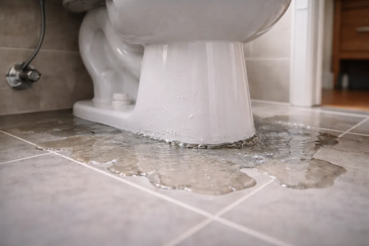 leaking toilet repair in Columbus Ohio