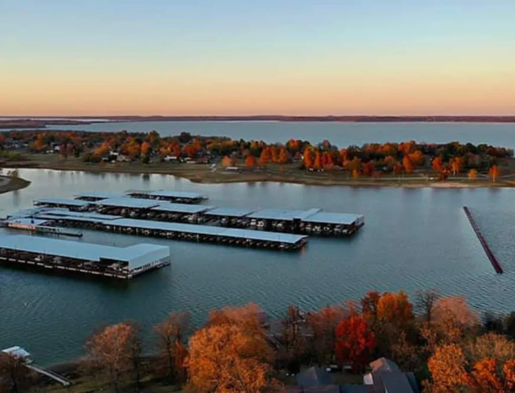 Lake marina investment asset in Oklahoma