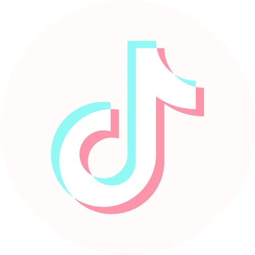 TikTok logo with link