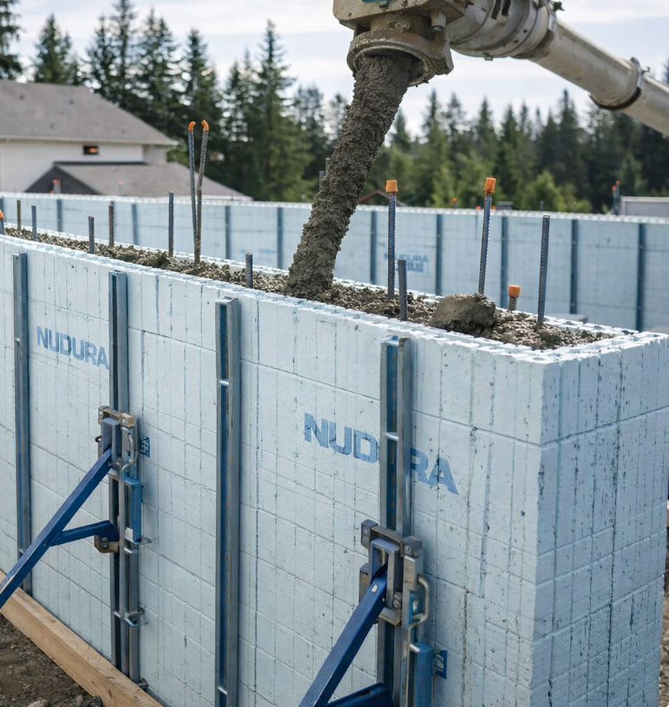 Dzak Construction doing a ICF Construction Project