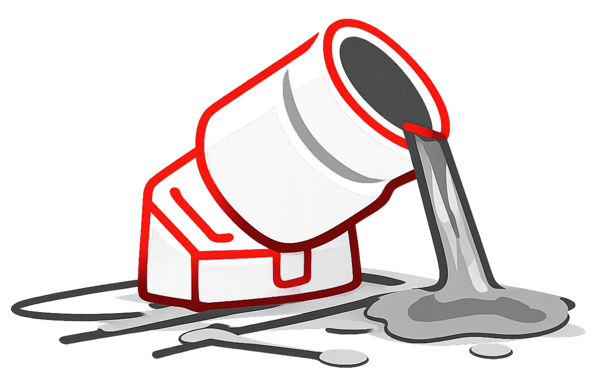 ICF Construction Concrete Pour Visual