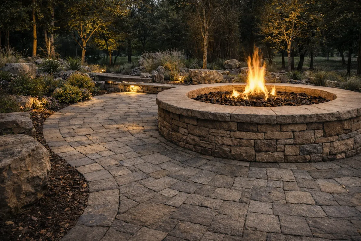 Dzak Constructions Fire Pits & Seating Wall Services