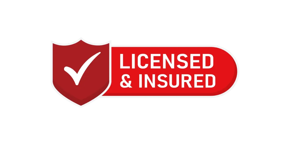 Licensed & Insured badge