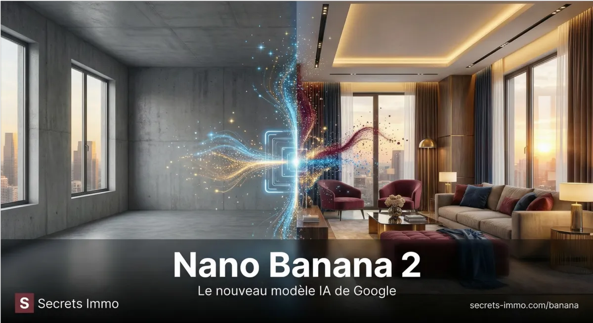 Nano Banana 2 : La Révolution de l'IA pour l'Immobilier Débarque sur Secrets Immo