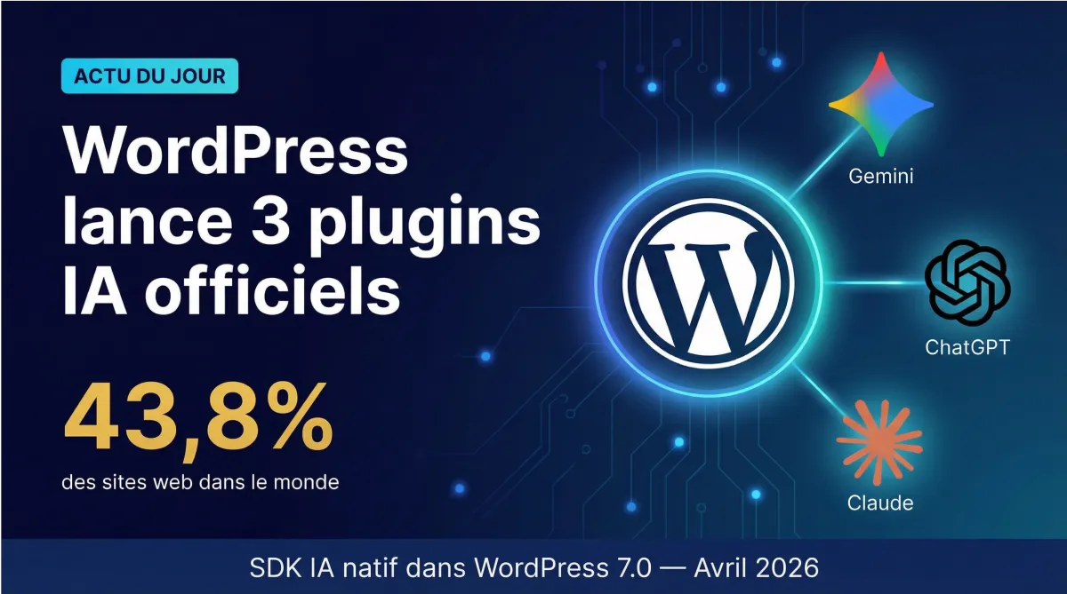 📢 L'IA débarque nativement sur WordPress !