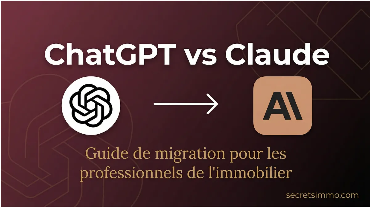 ChatGPT vs Claude : Pourquoi et comment les professionnels de l'immobilier changent de copilote IA