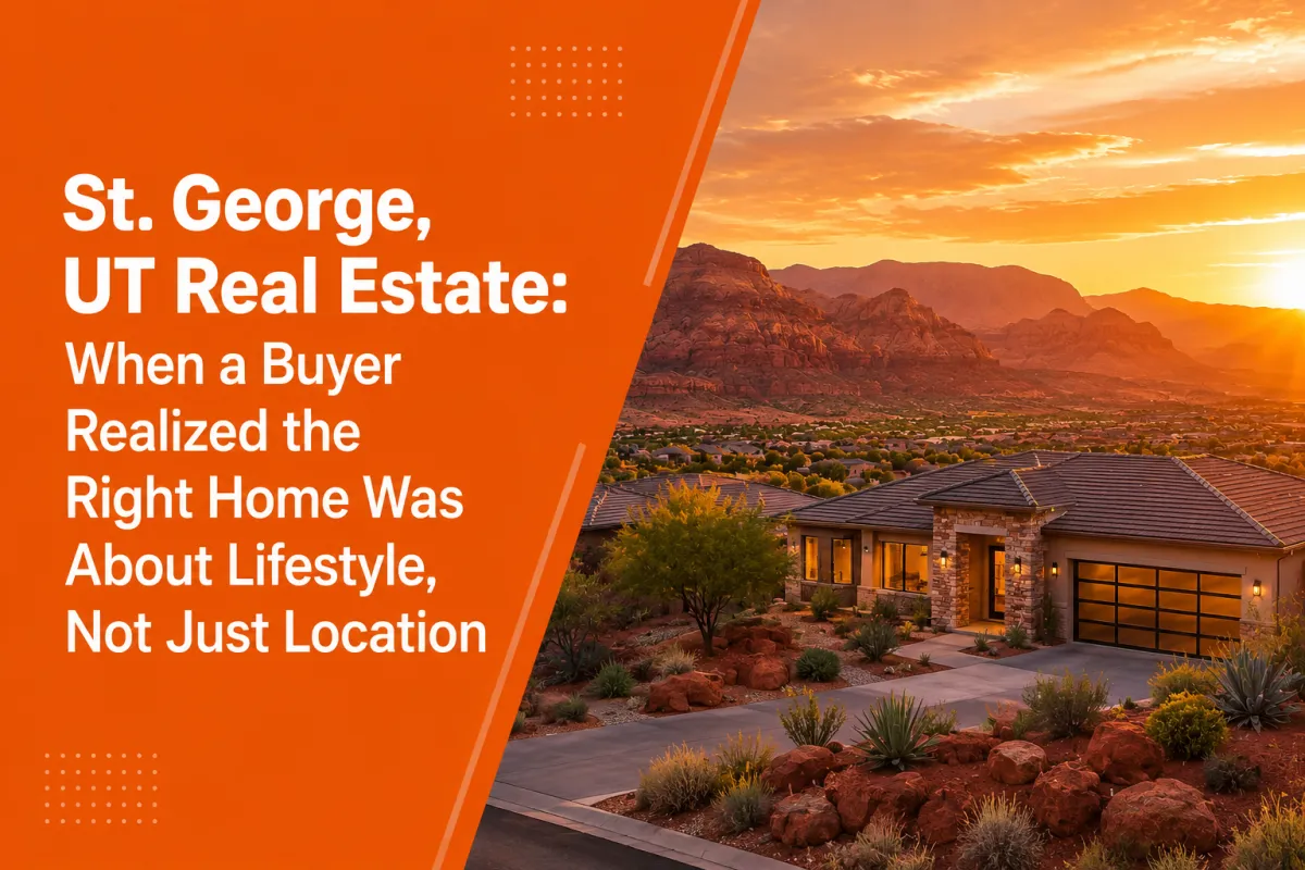 St. George UT real estate and lifestyle-focused home search