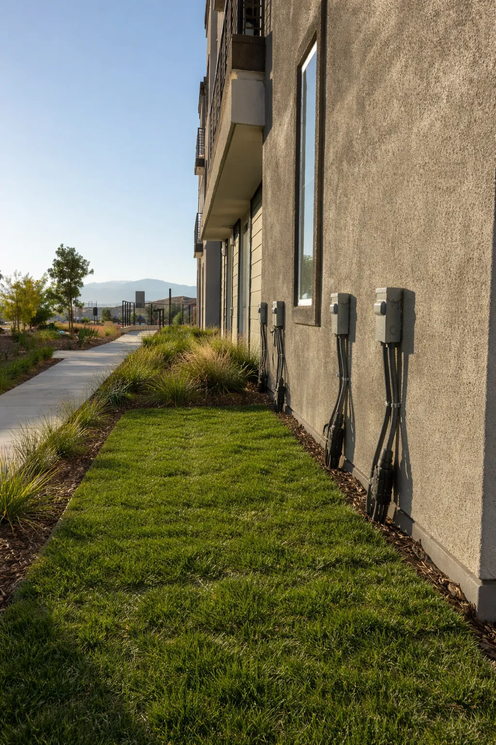 Certified Luna HVAC technician performing a residential AC system diagnostic and maintenance check in Marina, CA.