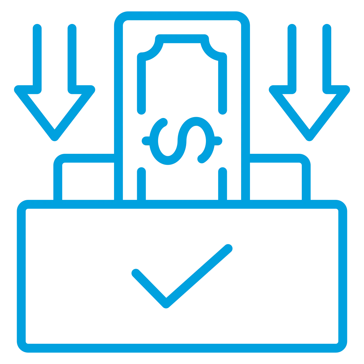 Secure payment and scheduling icon for Luna HVAC services.