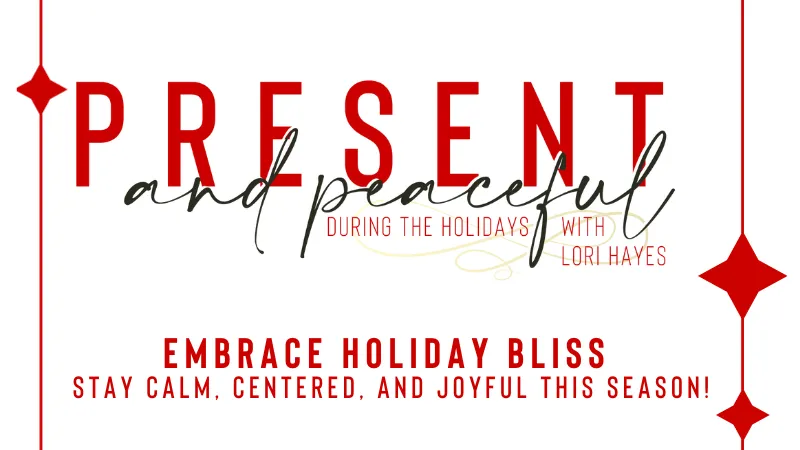 Managing holiday stress