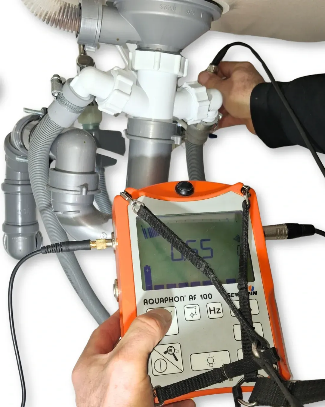 Falban csőtörés bemérés, beltéri diagnosztika