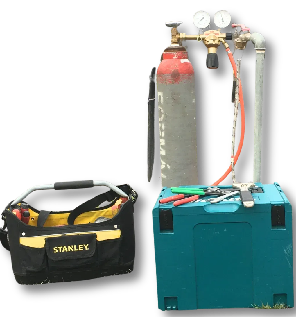 Jeladó-vevő műszer kijelzővel, föld alatti szivárgás és nyomvonal beméréshez.