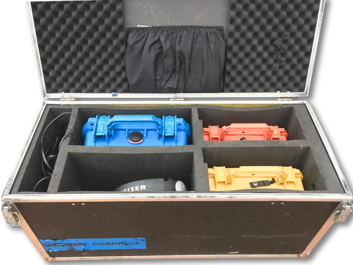 Korrelátor egység mérési ponton, jelrögzítés szivárgás helyének számításához