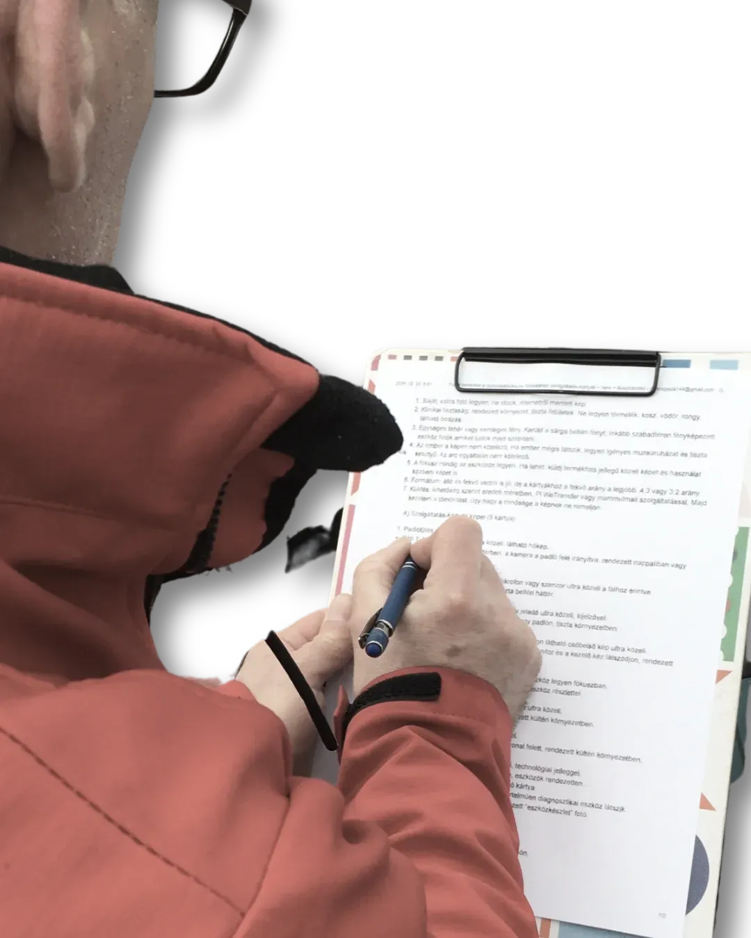 Diagnosztikai jegyzőkönyv és fotódokumentáció átadása, feltárási pont és következő lépés rögzítésével.