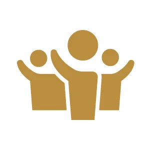 People waving icon