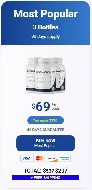 hormovance 3 bottle
