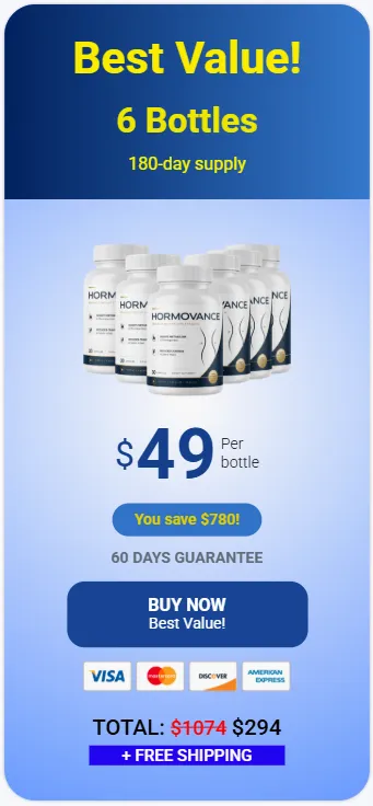 hormovance 6 bottles