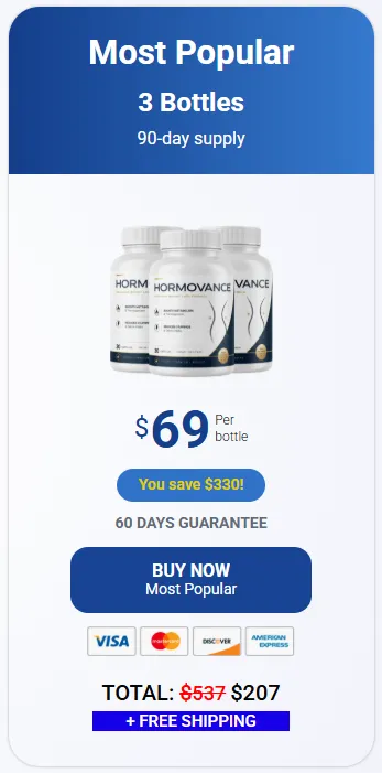 hormovance 3 bottle