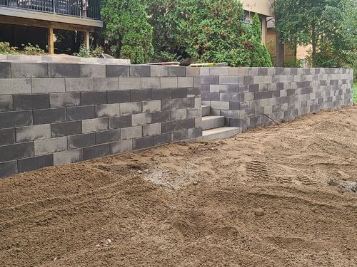 Retaining Wall Construction in Waterford, MI