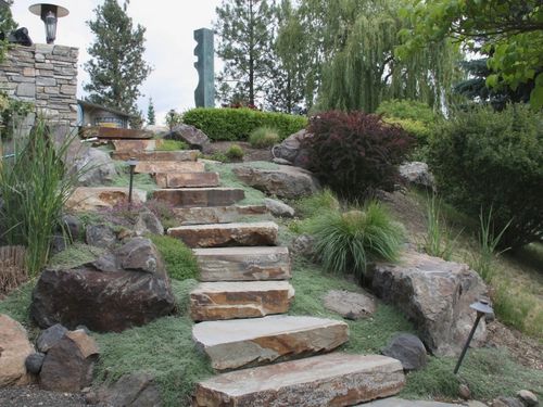 Stone Staircase Installation in Waterford, MI
