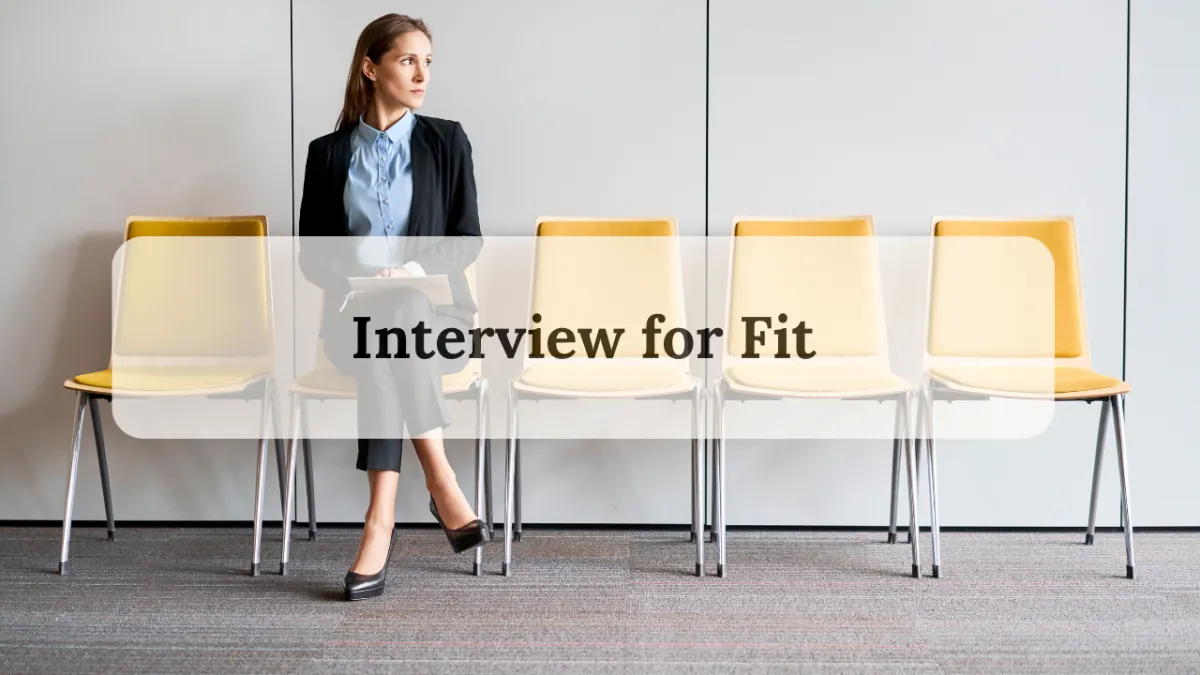 interviewing for the right job for you