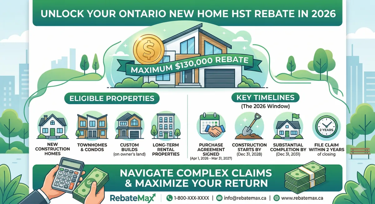 Ontario’s New $130,000 HST Rebate: A Complete Guide for 2026 Homebuyers