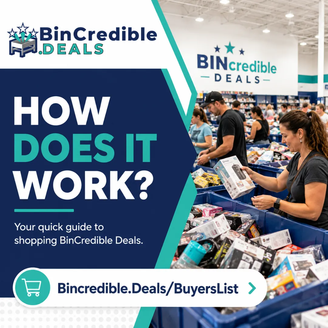 How BinCredible Deals Works: A Simple Guide to Bin Shopping