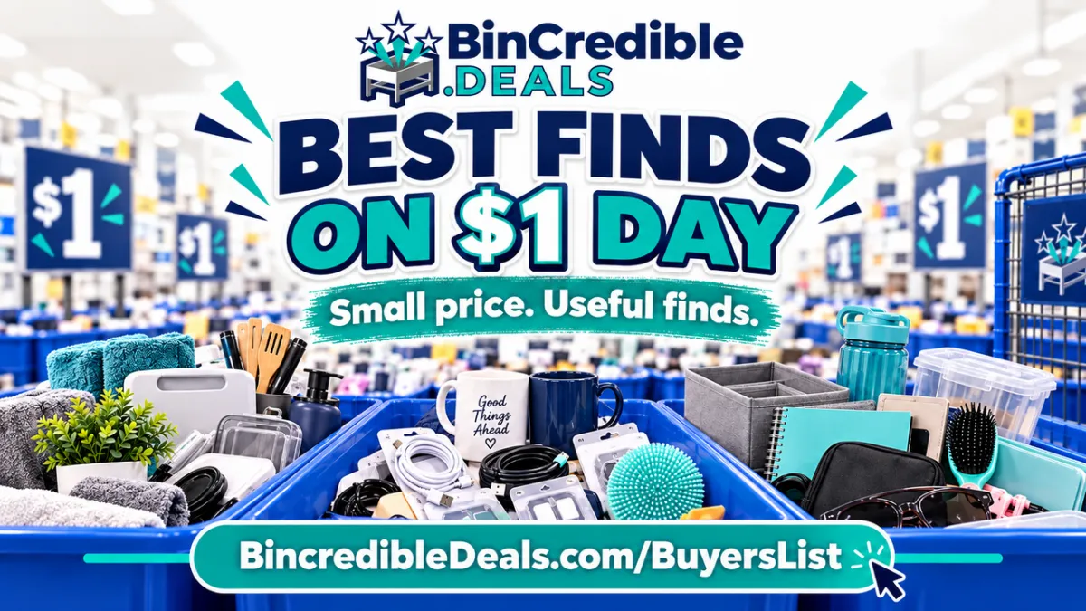 Best Finds on $1 Day: How to Shop Smart at a Georgia Bin Store