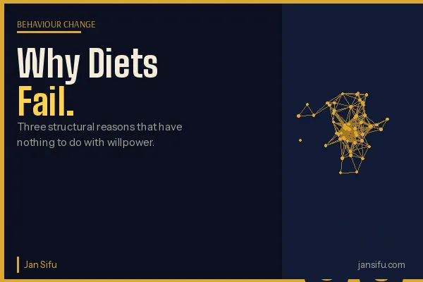 Why Diets Fail: Three Structural Reasons That Have Nothing to Do with Willpower