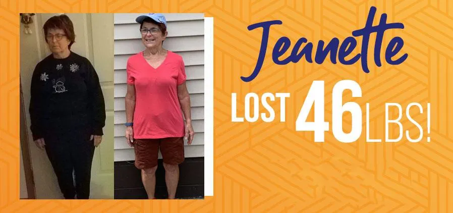 MetaVive Weight Loss, Jeanette lost 46 pounds