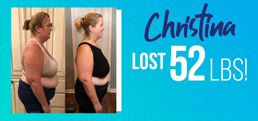MetaVive Weight Loss, Christina lost 52 pounds