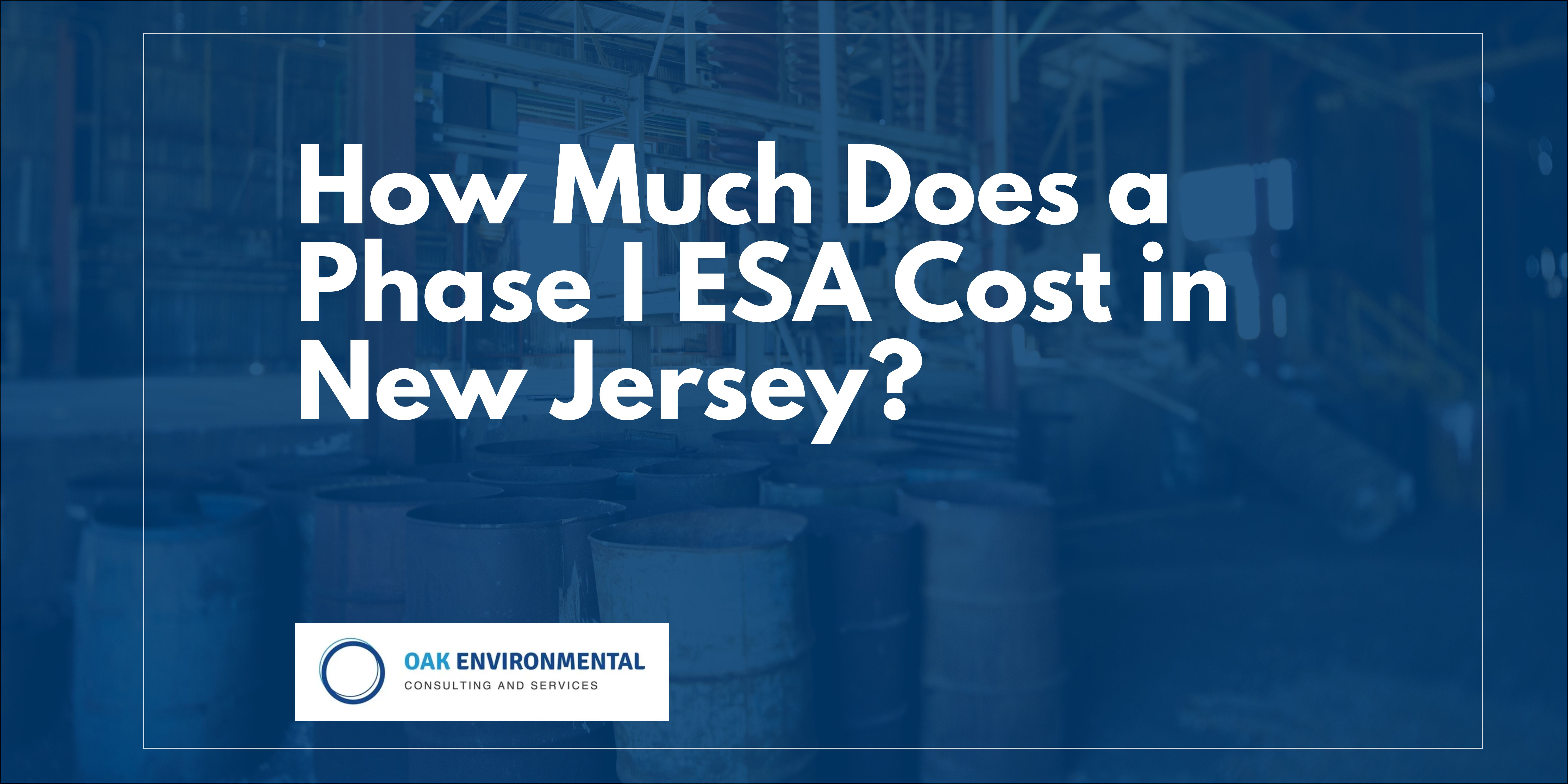 phase 1 ESA price NJ