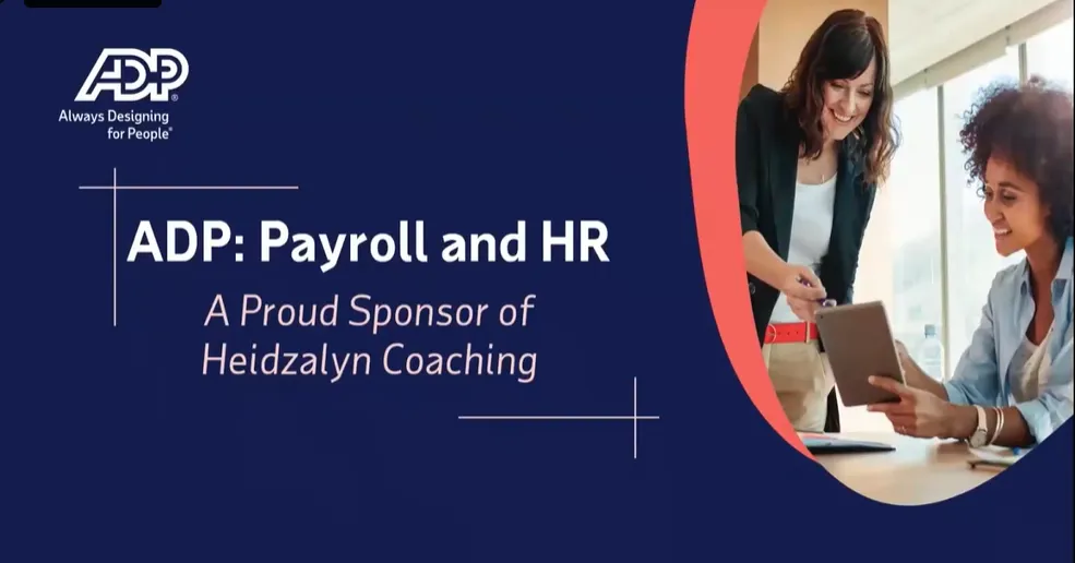ADP and Heidzalyn Coaching Partnership Announcment