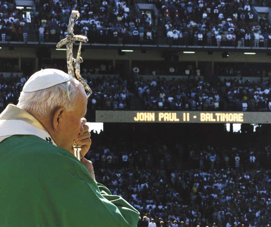Pope John Paul II in Baltimore (1995)
