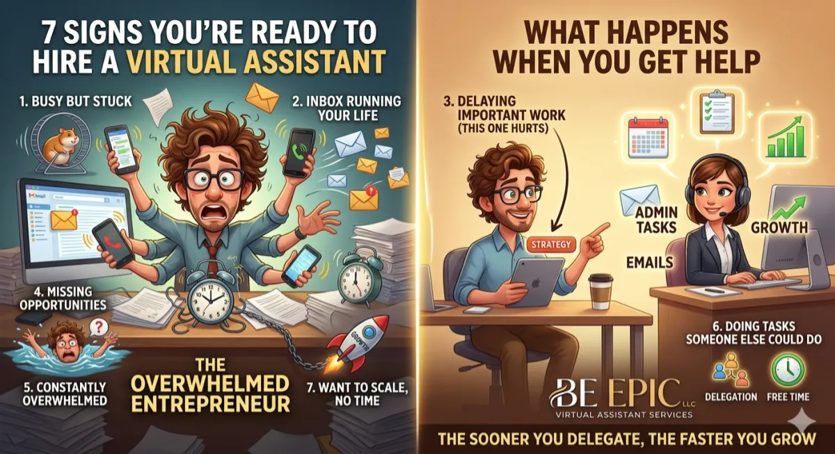 Discover 7 clear signs you need a virtual assistant