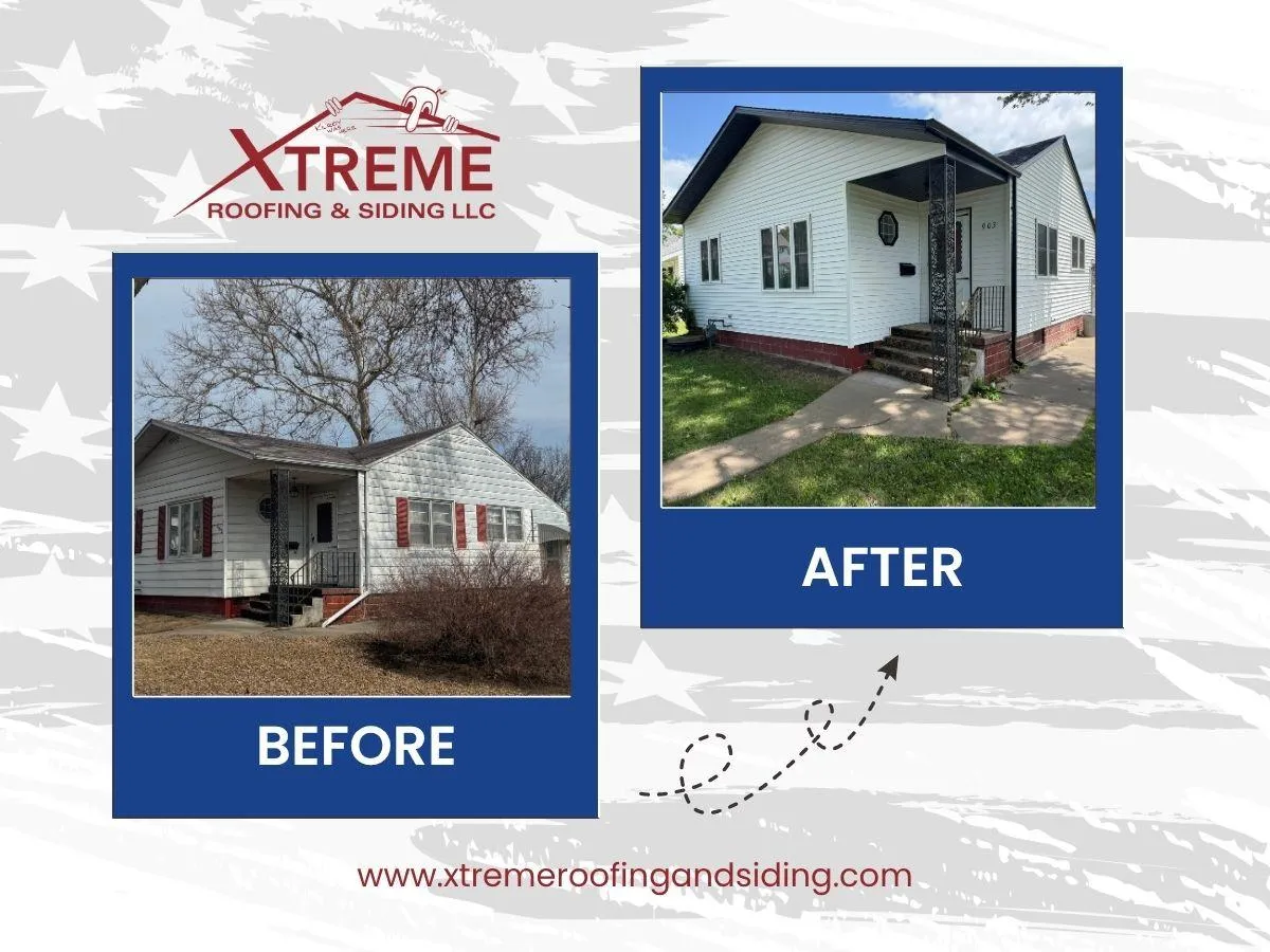 Urbandale Complete Siding Replacement Before  After