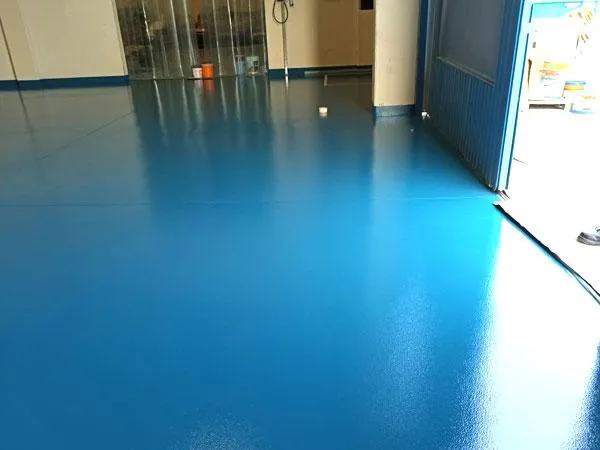 Solid Color Epoxy Flooring in residential garage