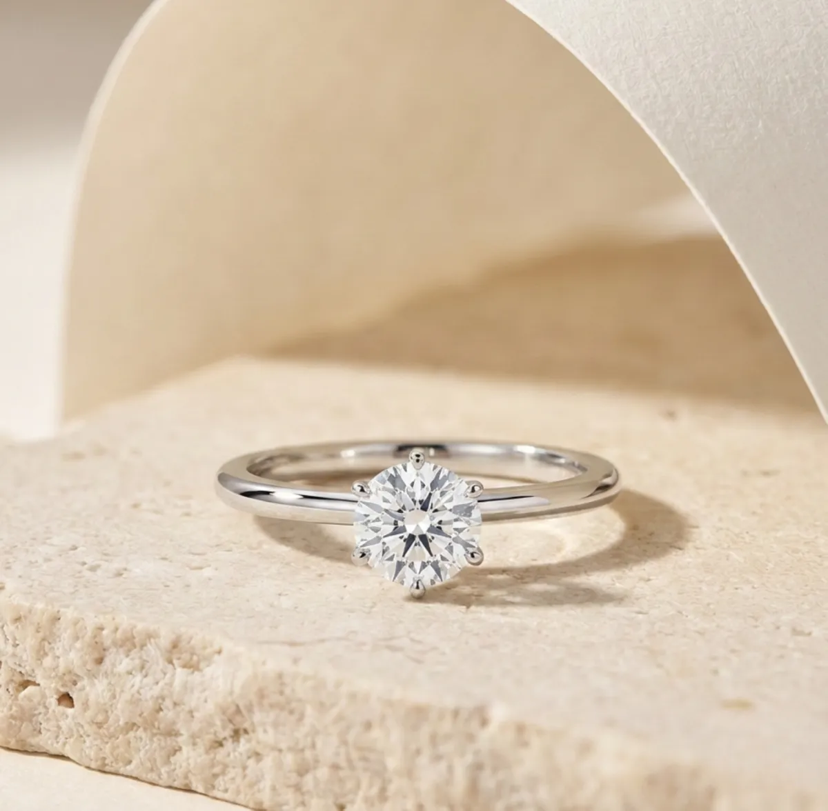 Anillo de compromiso diamante