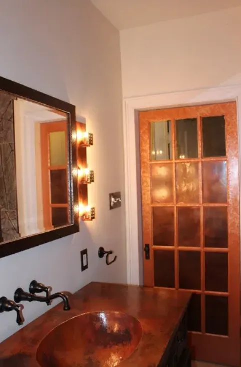 Copper Faux Finish Application