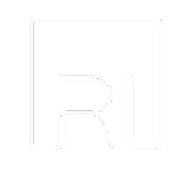 RI monogram logo design for Mastery of Hair brand