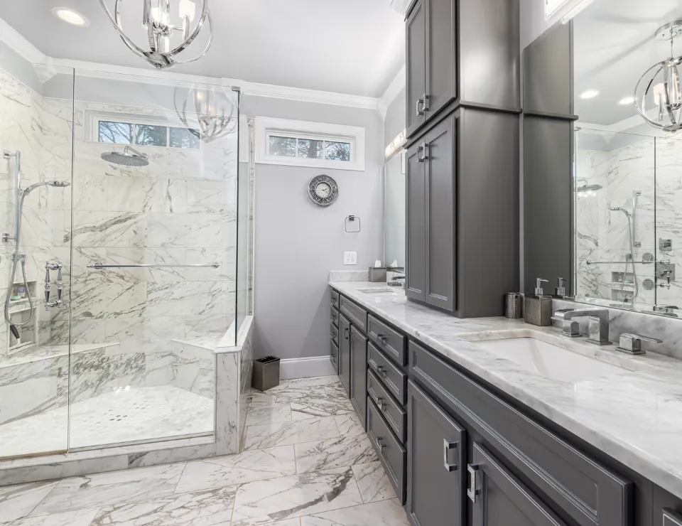 Modern Bathroom Remodeling With Tile Shower Albuquerque