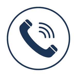 Icon of a phone representing discovery call step for Dream Design Building Group remodeling process