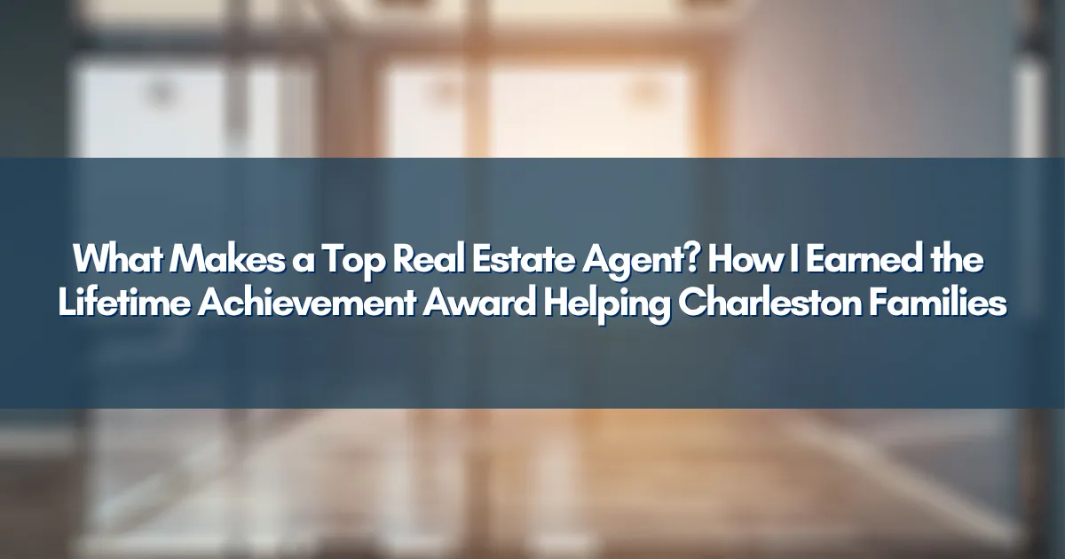 Charleston real estate agent showing home to clients