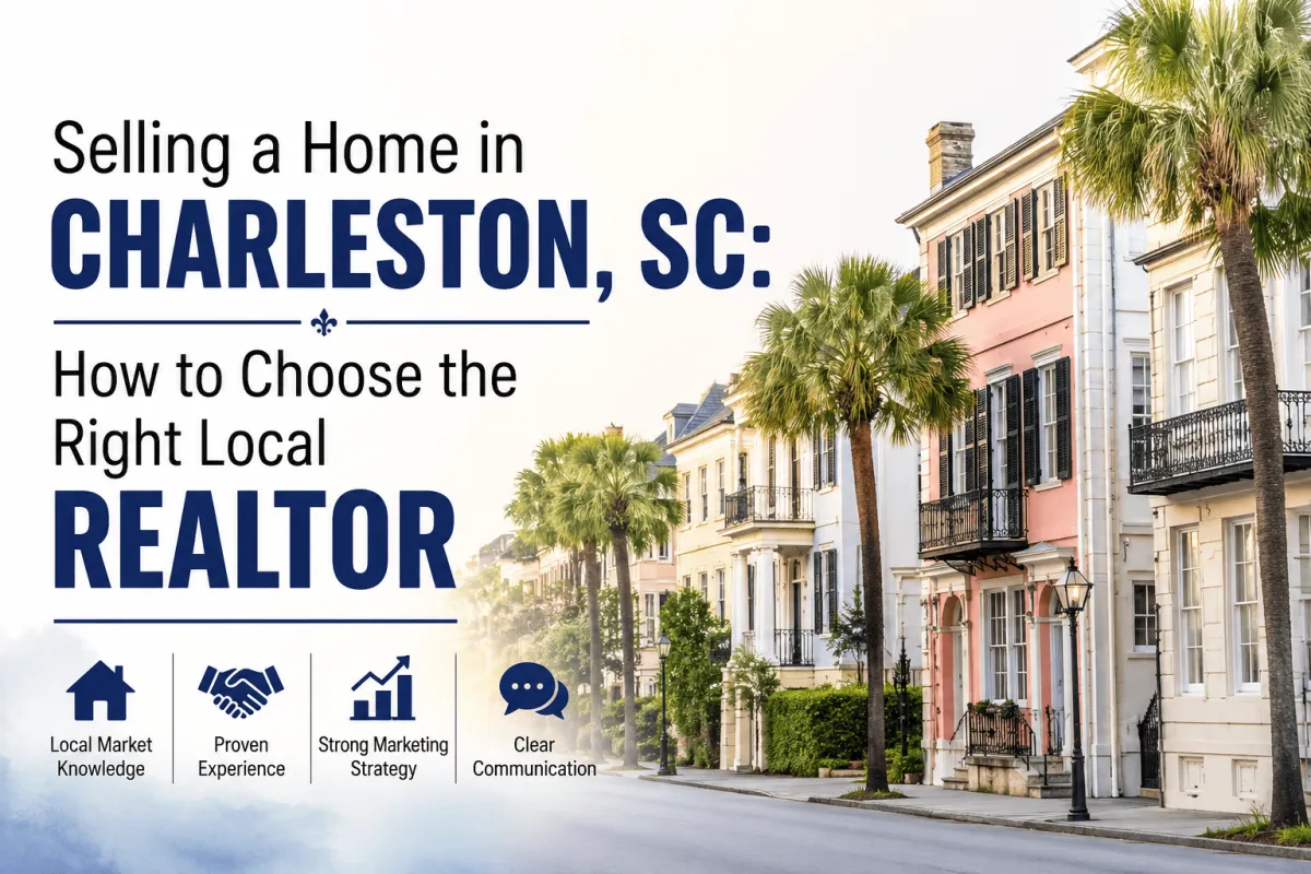 Selling a home in Charleston SC with a local realtor