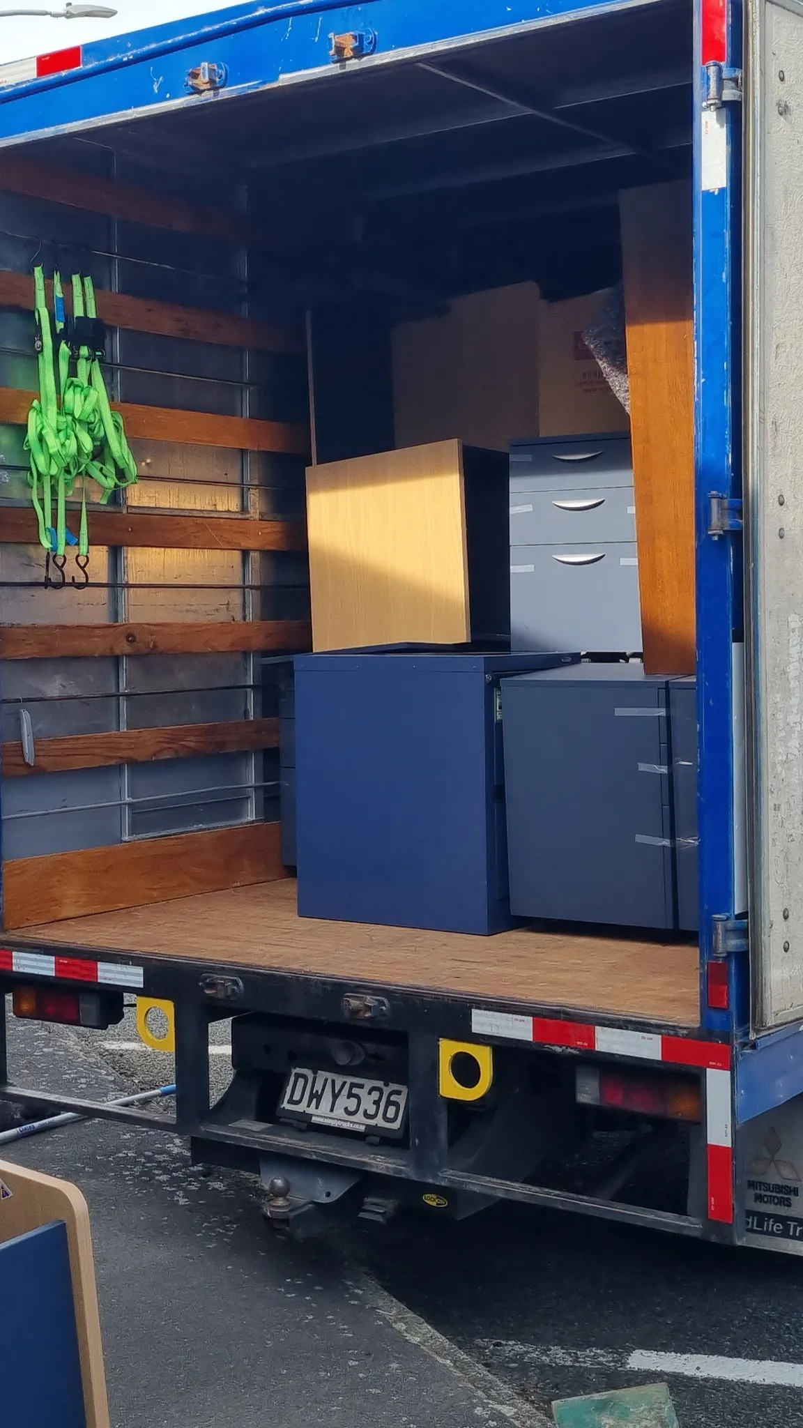 Office interior ready for relocation by A1 Contracting commercial moving services