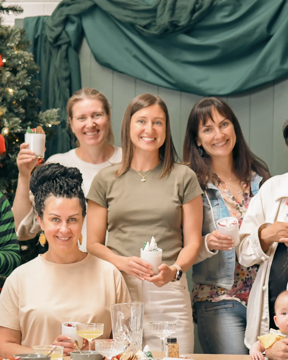Corporate team building candle workshop in a modern office