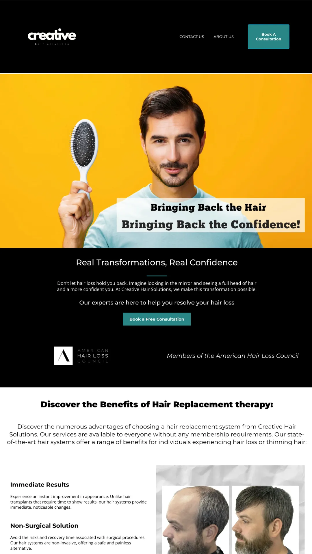 Website Design for Simply Staged in Springfield Tennessee 