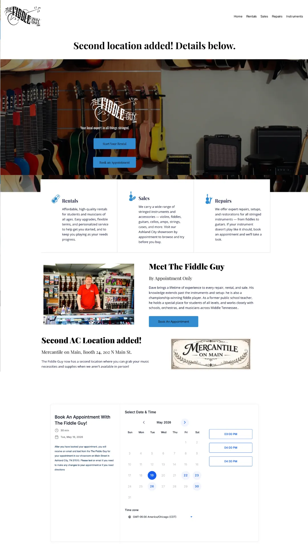 Web Design for Resilience Gym in Springfield Tennessee