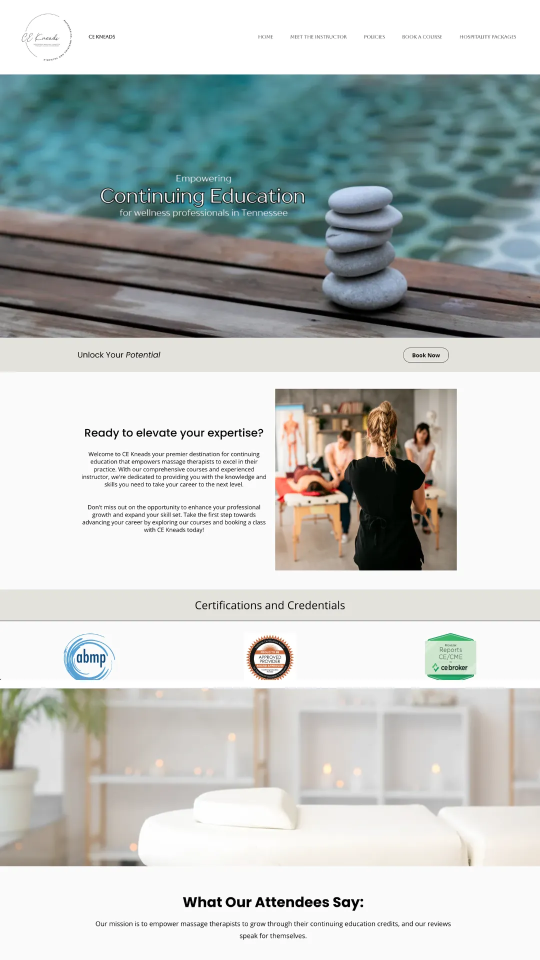 Website design for On Your Terms in Ashland City Tennessee