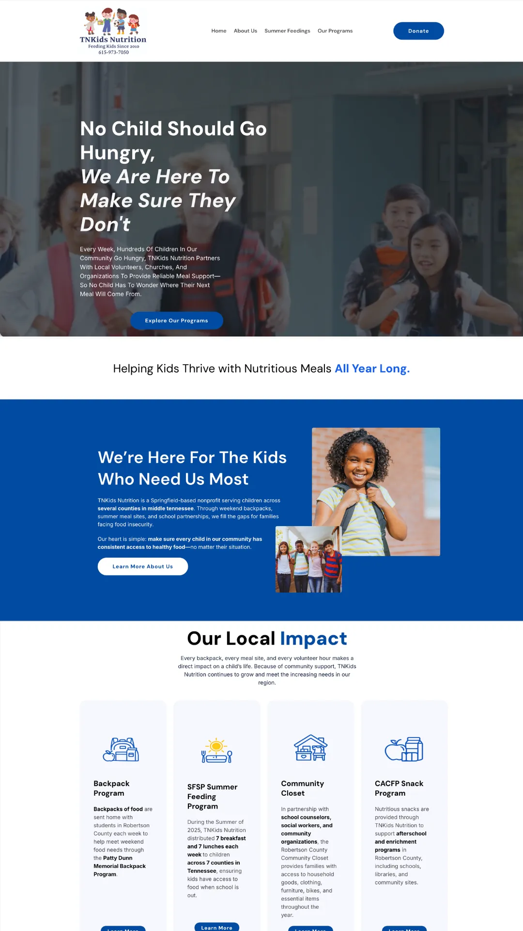 Website Design for Simply Staged in Springfield Tennessee 